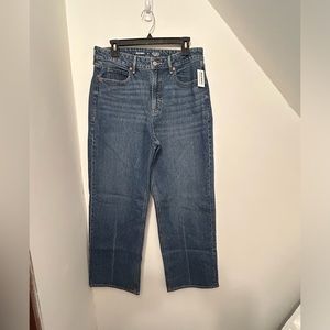 Old Navy, Wide Leg Hi-rise Jeans, Sz 12